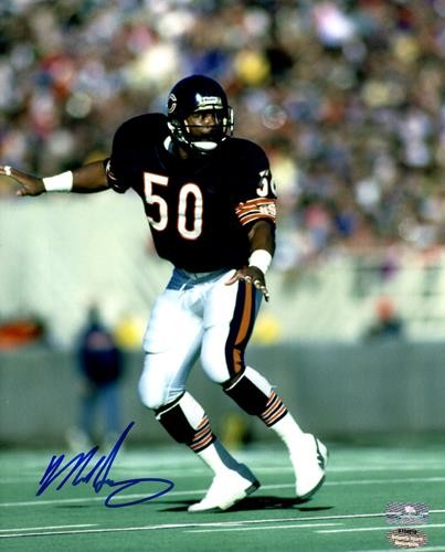 mike singletary autographed football