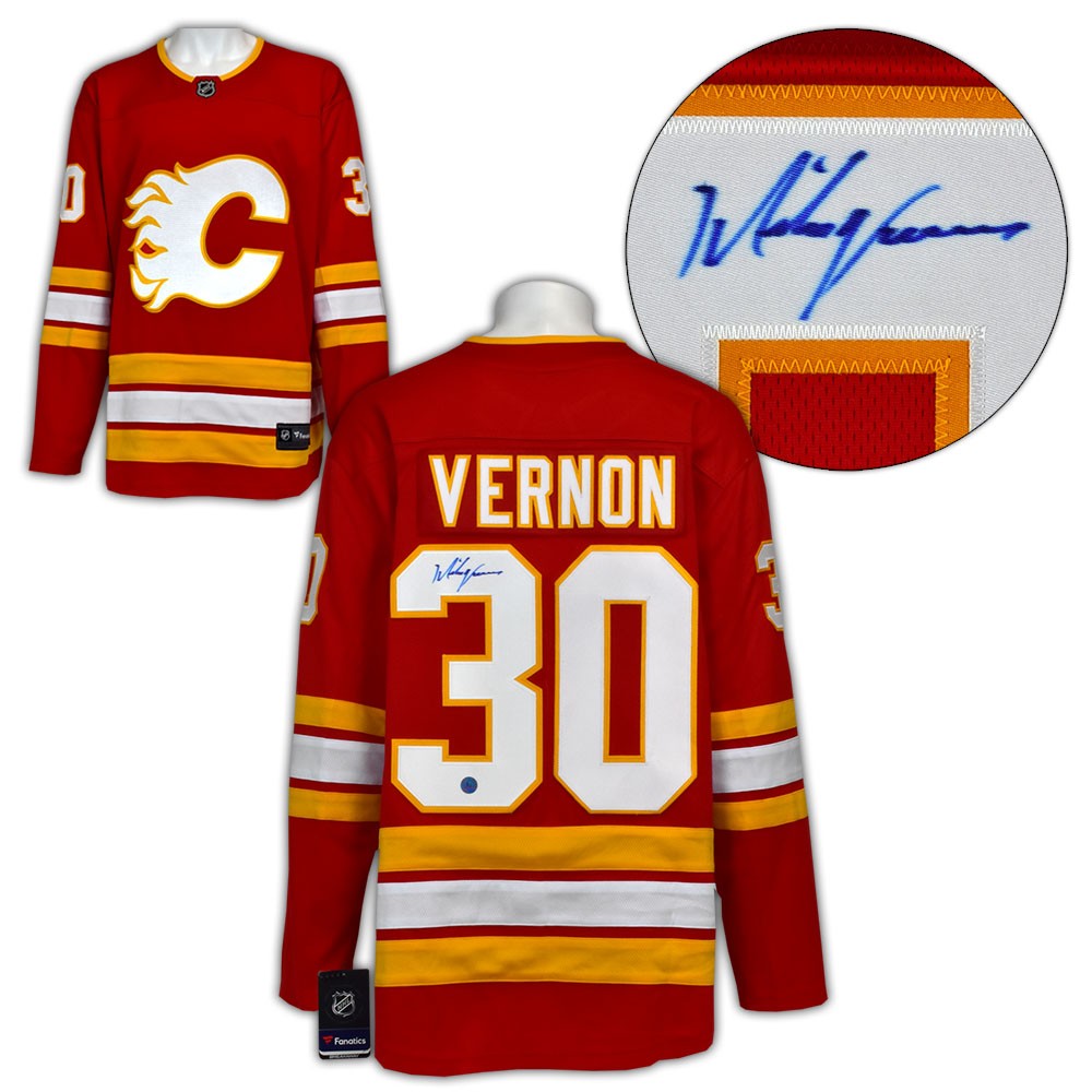 signed calgary flames jersey