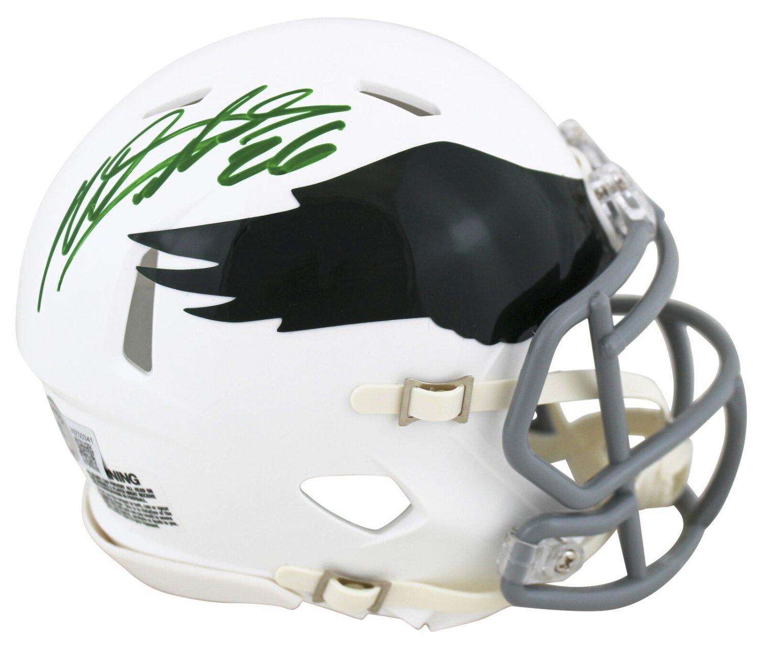 Miles Sanders Autographed Philadelphia Eagles Speed Mini Helmet