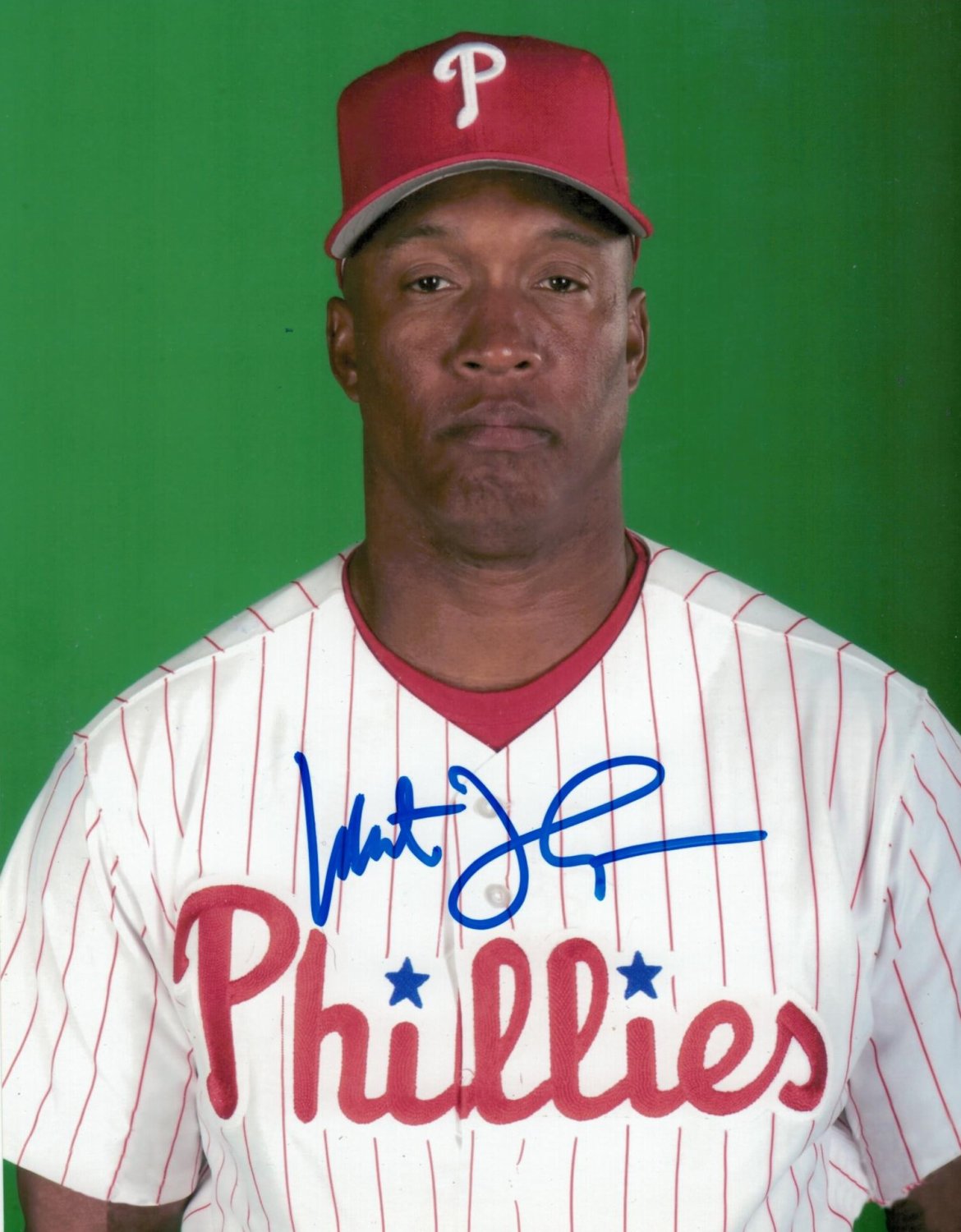 Milt Thompson Philadelphia Phillies Autographed Signed 8x10 Photo