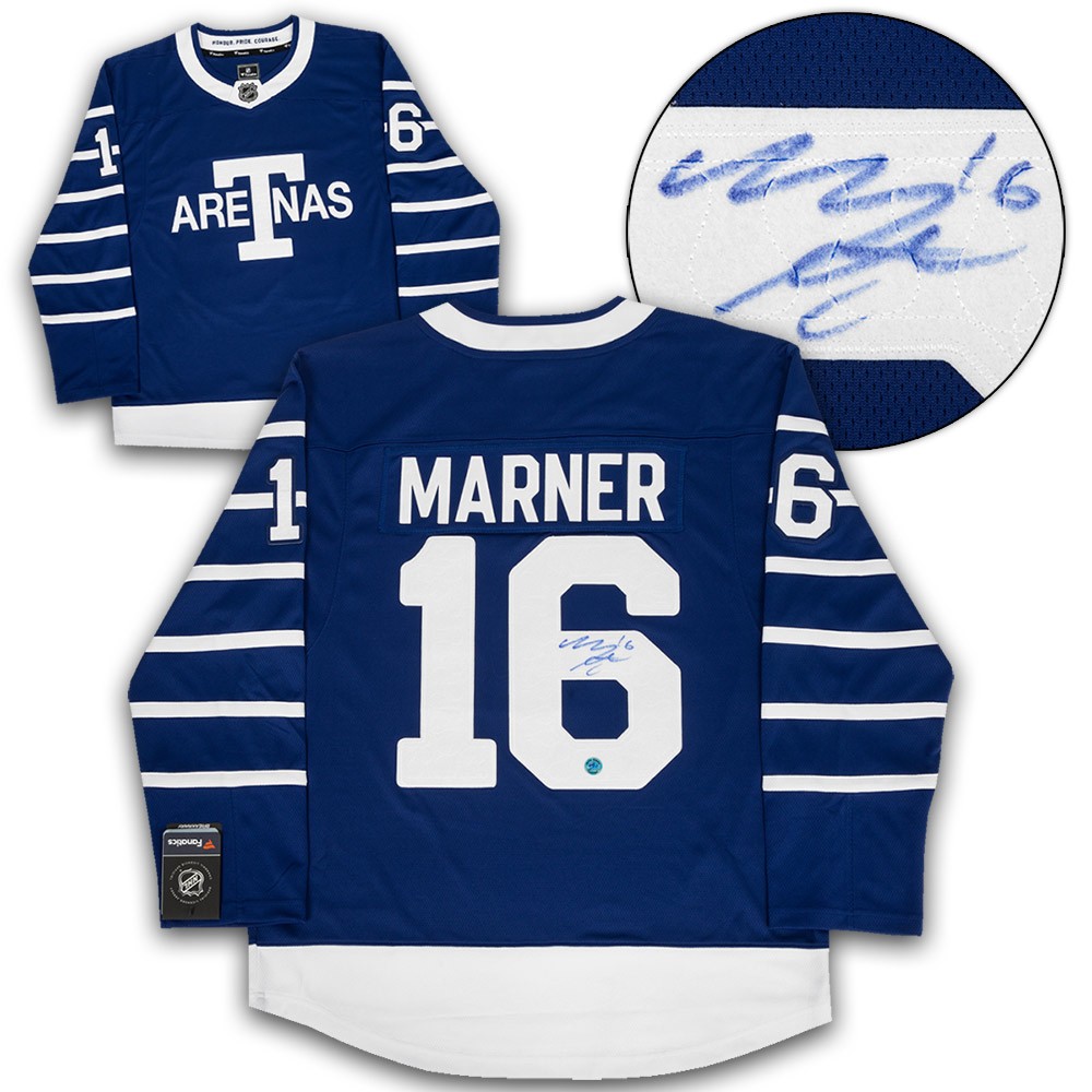 Mitch Marner Autographed Toronto Ultra Hockey Jersey & Hockey Stick