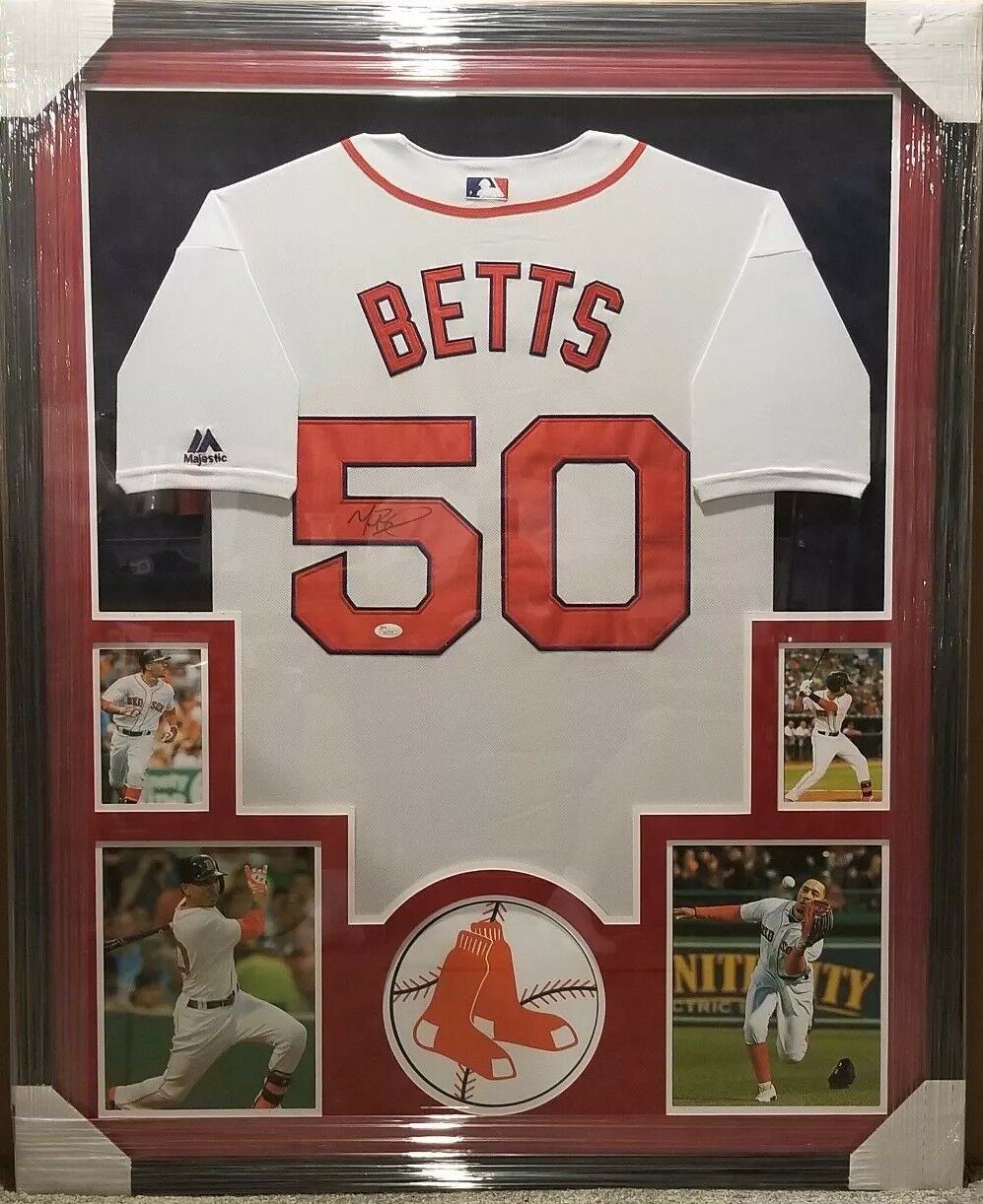 mookie betts signed jersey