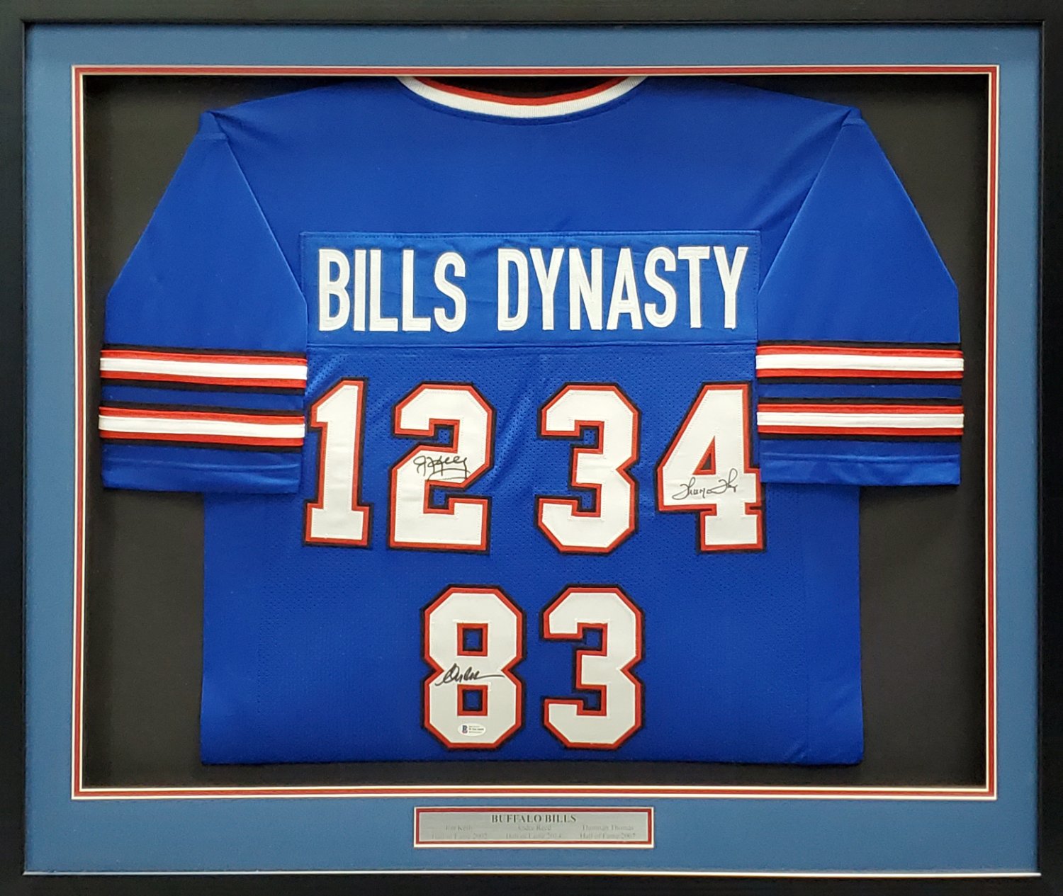 Multi Signed Autographed Signed Buffalo Bills Team Greats Framed