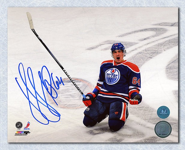 Nail Yakupov Autographed Signed Edmonton Oilers Rookie Goal Celebration 11x14 Photo