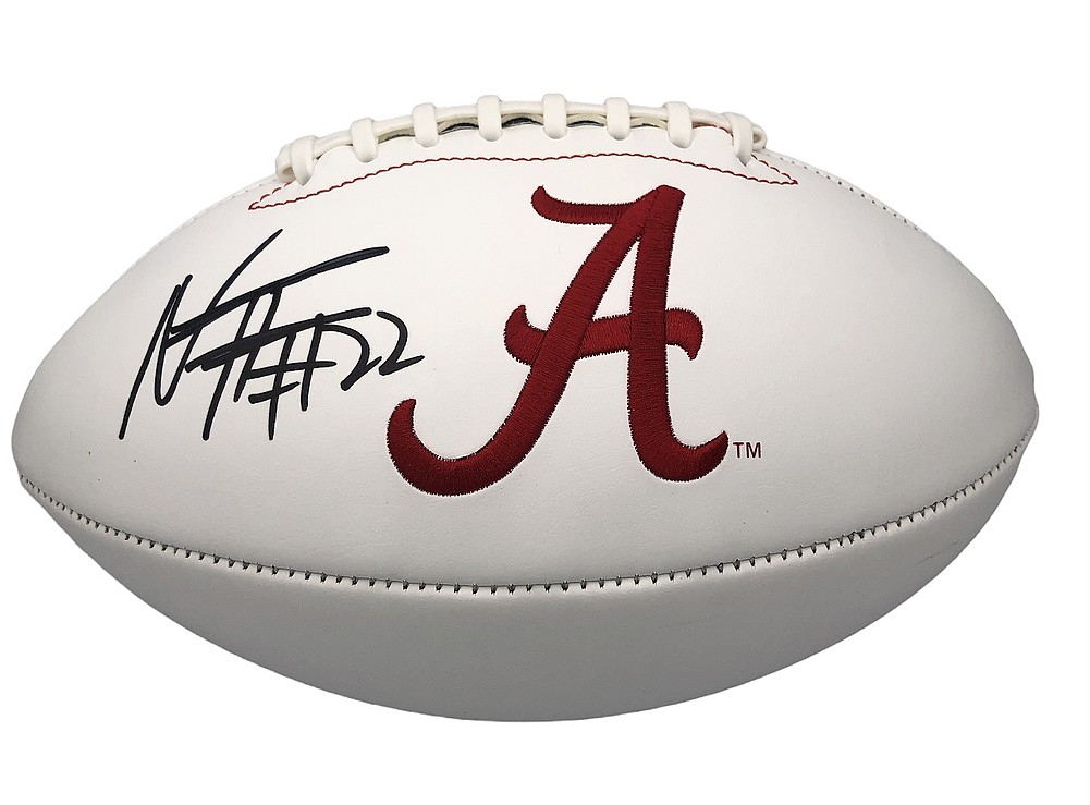 Najee Harris Autographed Signed Alabama Crimson Tide White Panel