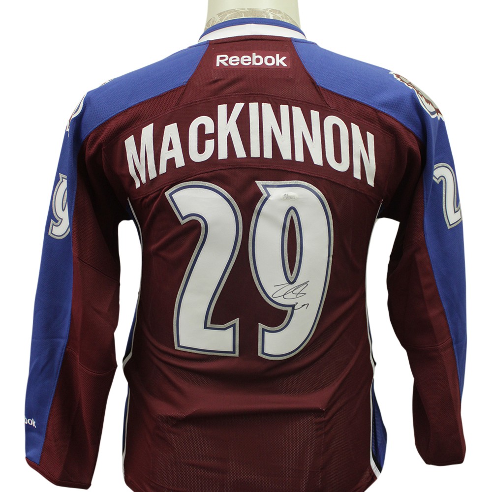 Nathan MacKinnon Autographed Signed Colorado Avalanche Reebok Hockey