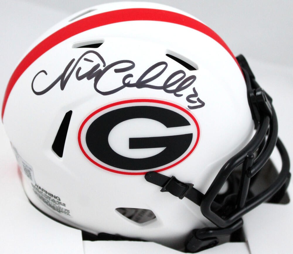 Nick Chubb Georgia Bulldogs Autographed Authentic Speed Helmet