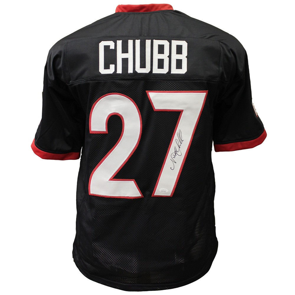 Bradley Chubb Autographed/Signed Pro Style Orange XL Jersey BAS 25105 - Denver A