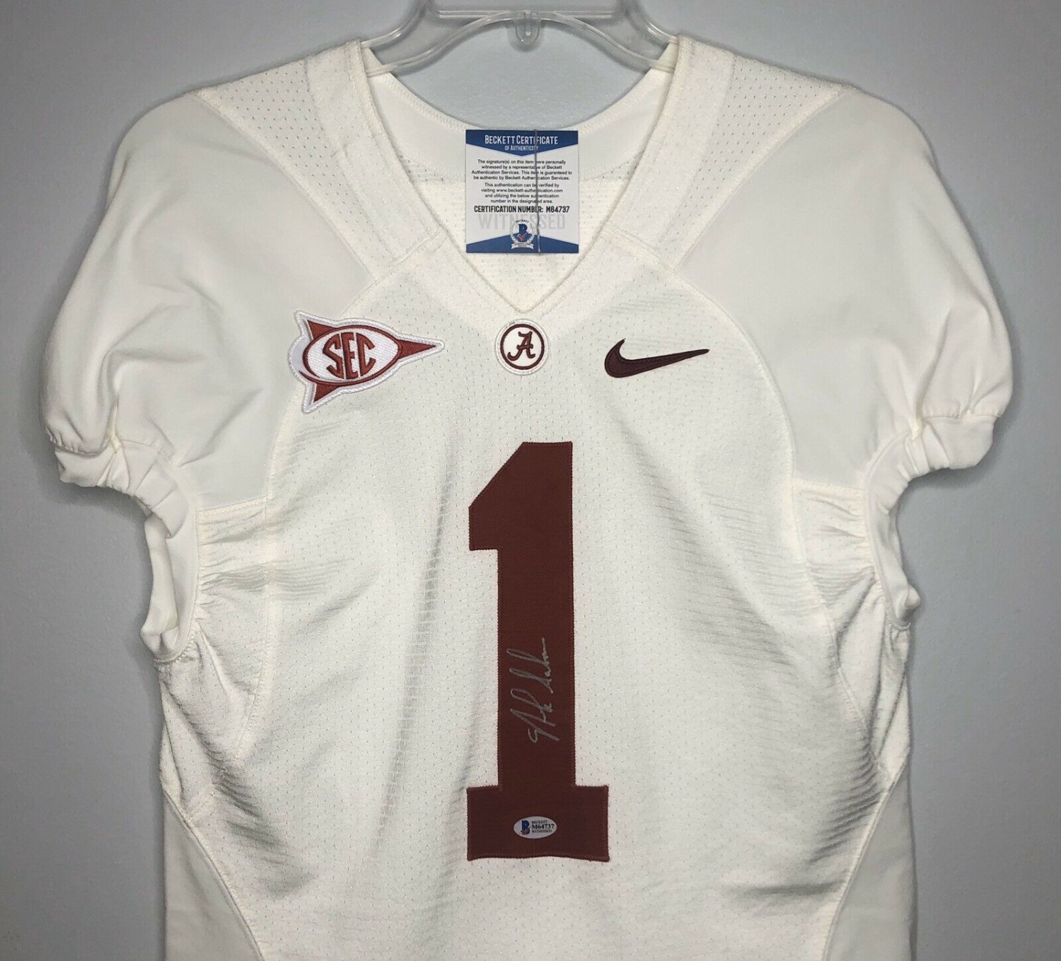 signed alabama jersey