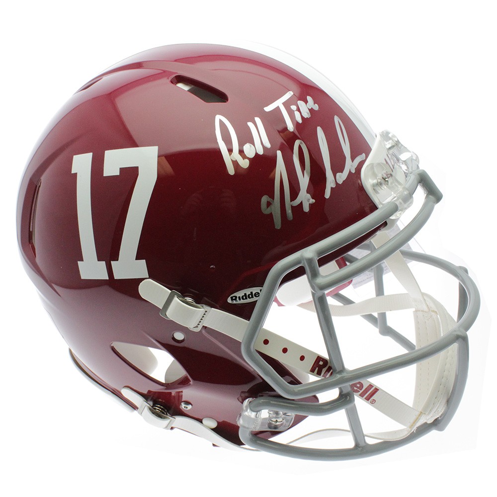Nick Saban Autographed Signed Alabama Crimson Tide Speed Authentic