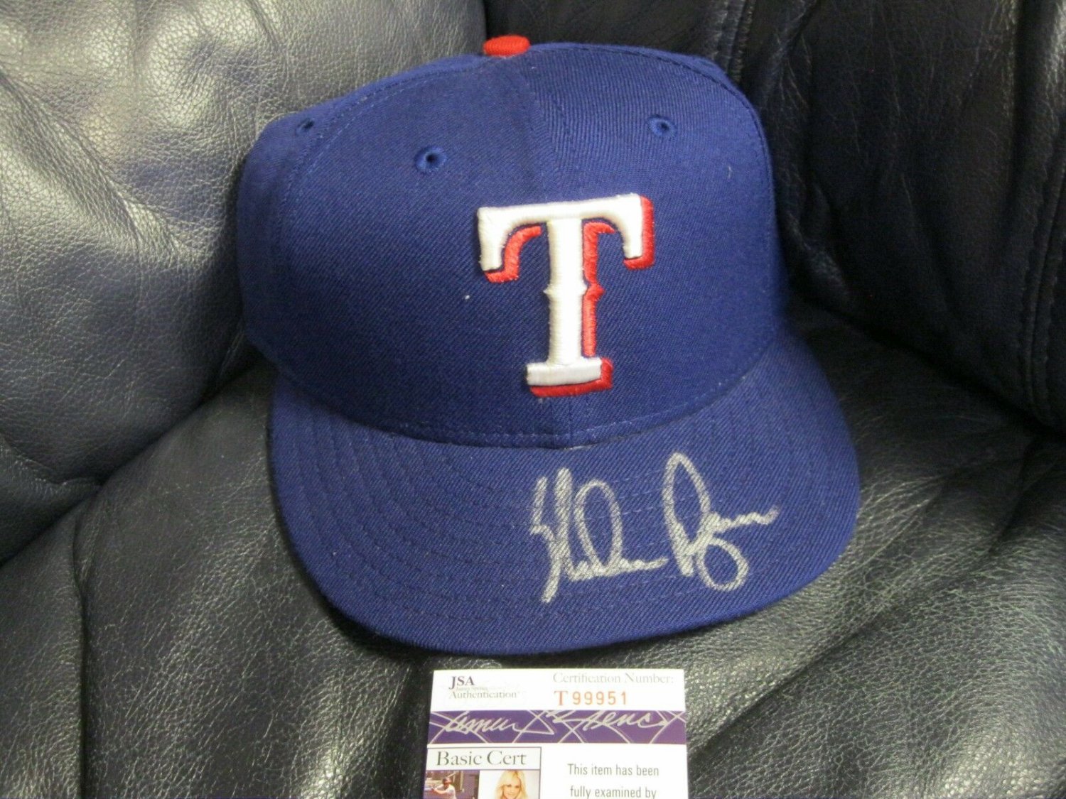 Nolan Ryan Autographed Signed Baseball Hat JSA Certified