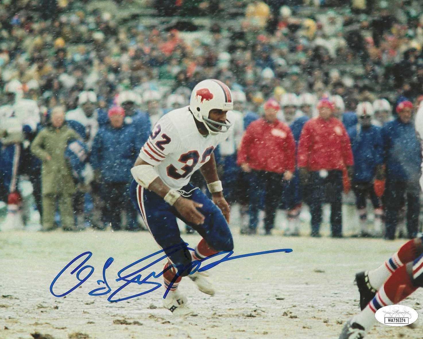 O.J. Simpson Autographed Signed O.J. Simpson 8X10 Buffalo Bills Photo JSA -  Autographs