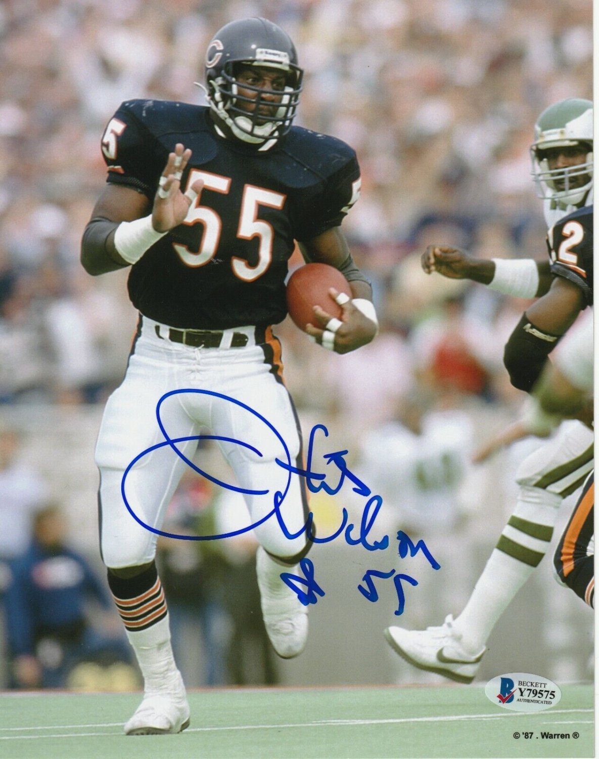 Otis Wilson Autographed Signed Chicago Bears 8X10 Photo With