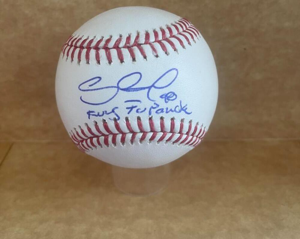 Pablo Sandoval Autographed Signed Giants/Red Sox Inscribed M.L. Baseball  Beckett Auth
