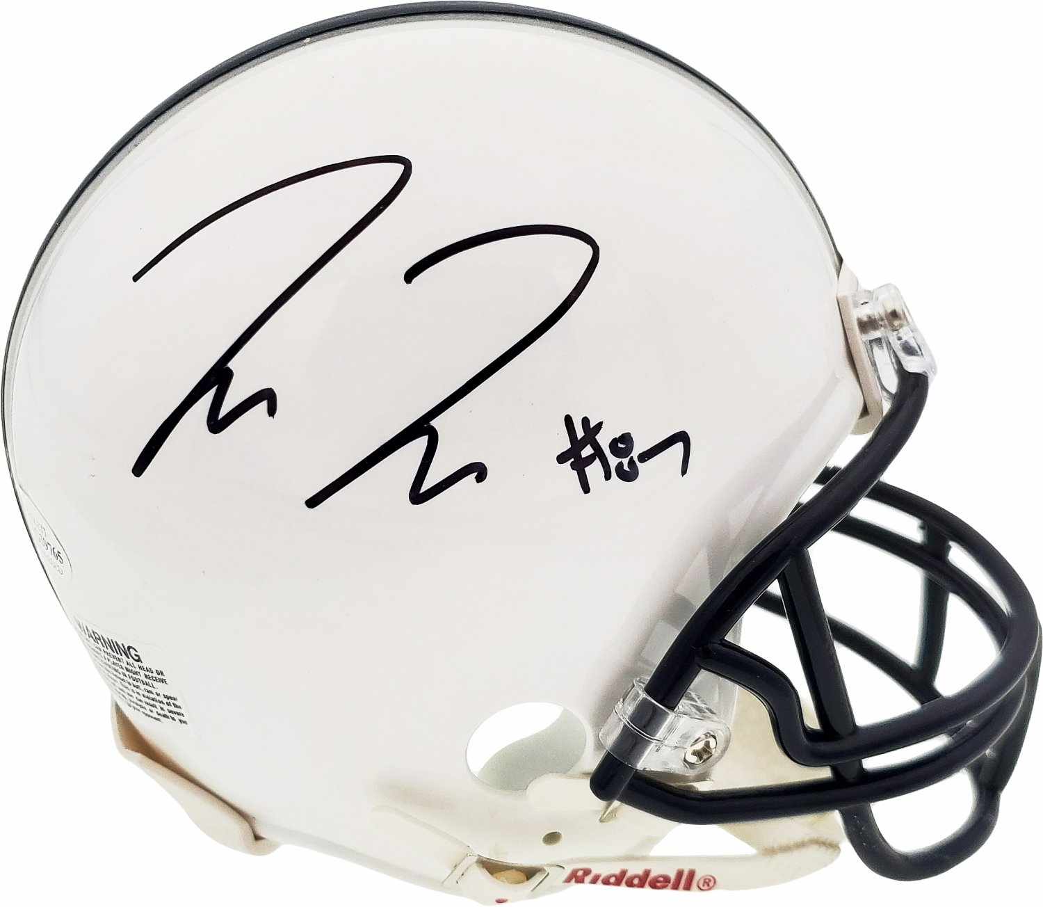 Trace McSorley Signed/Autographed PSU White Mini Helmet JSA 142861 
