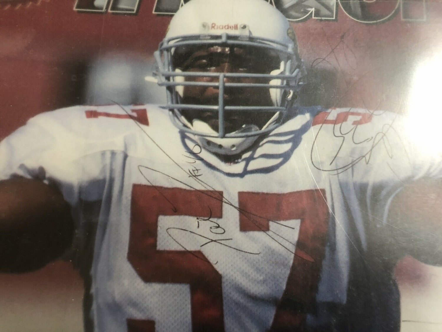 pat tillman framed jersey