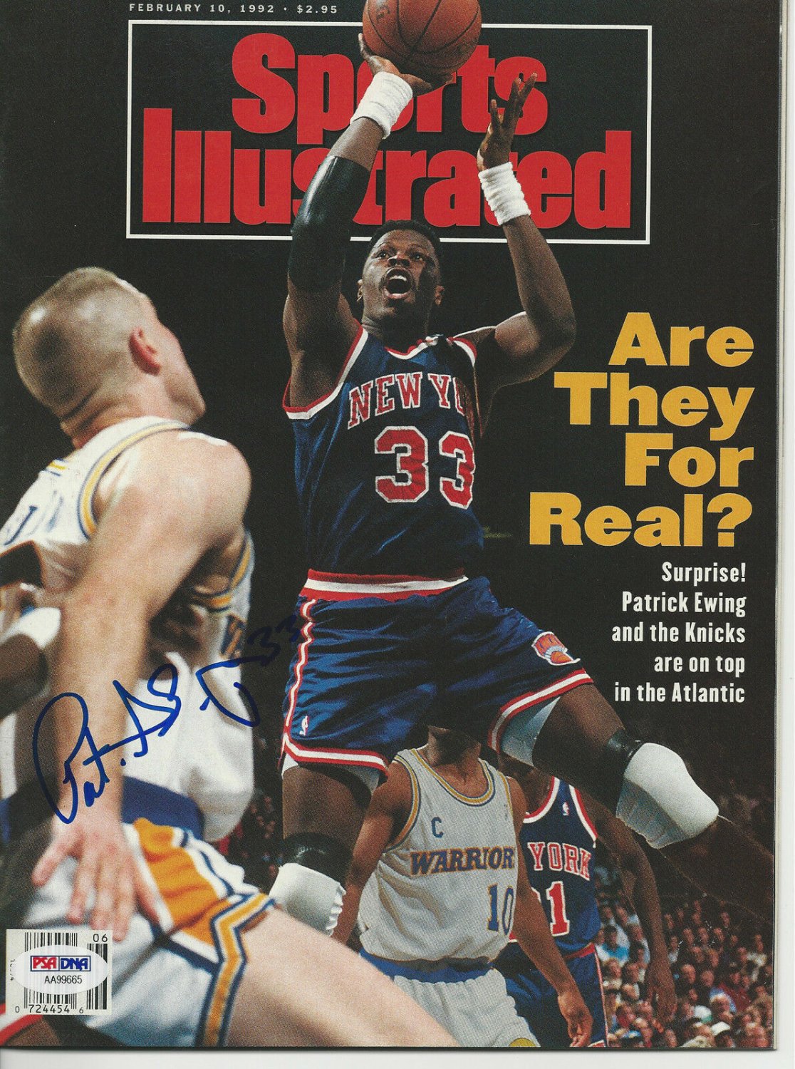 patrick ewing autograph