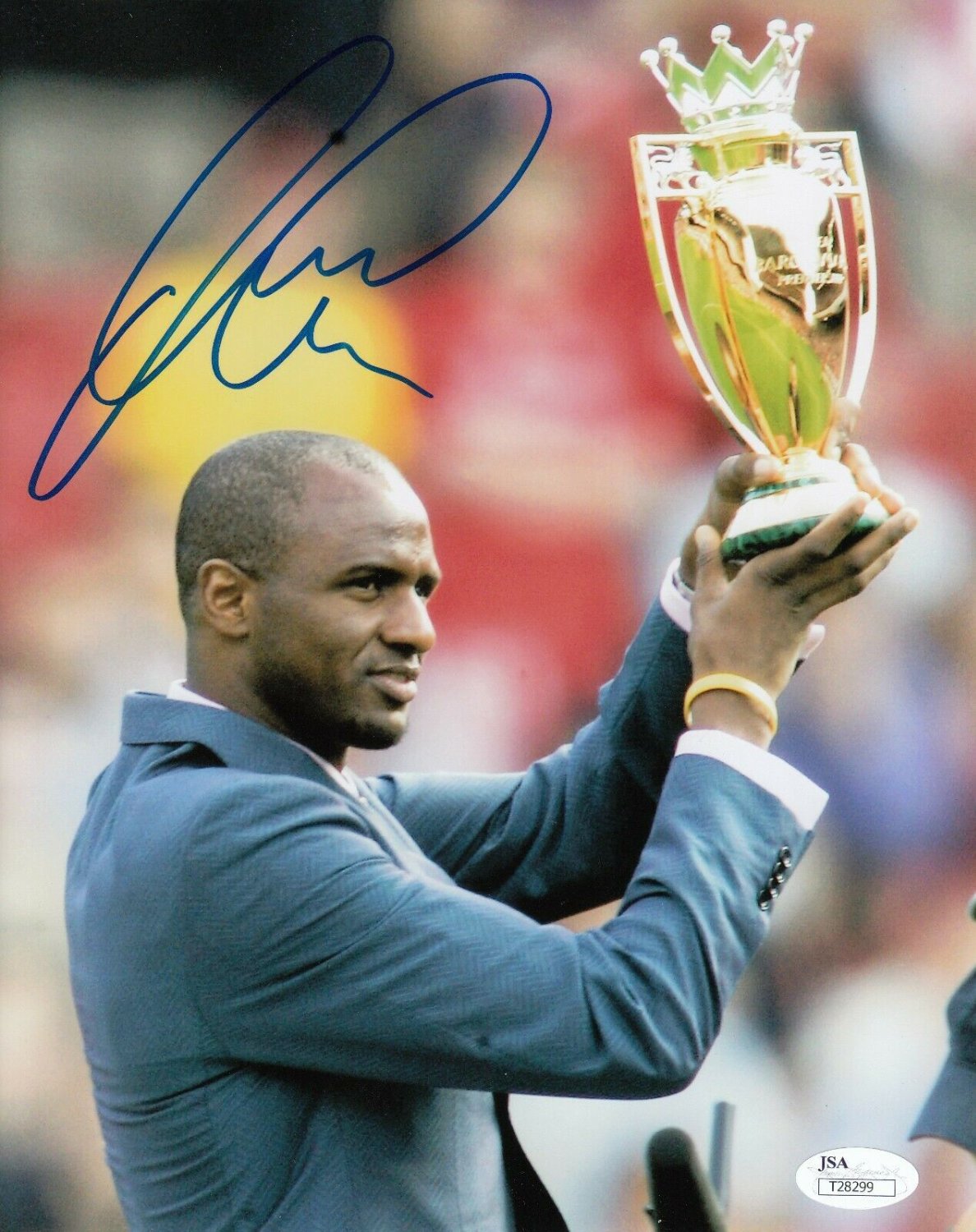 Patrick Vieira Autographed Signed Arsenal Milan France ...