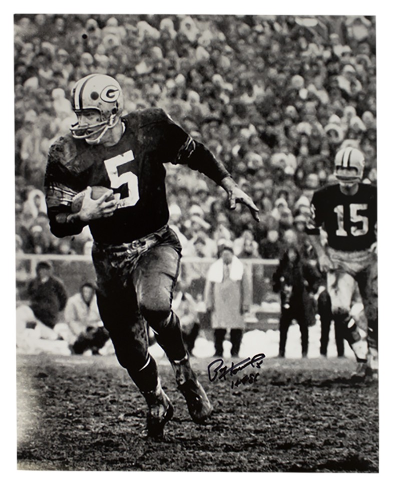 Paul Hornung Autographed Signed Green Bay Packers 16x20 B&W Photo Hof Black  Ink- Certified Authentic