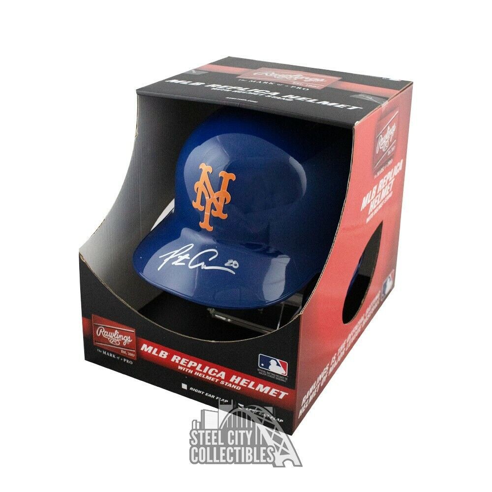 Pete Alonso Autographed Signed New York Mets Replica Baseball Batting  Helmet - Fanatics