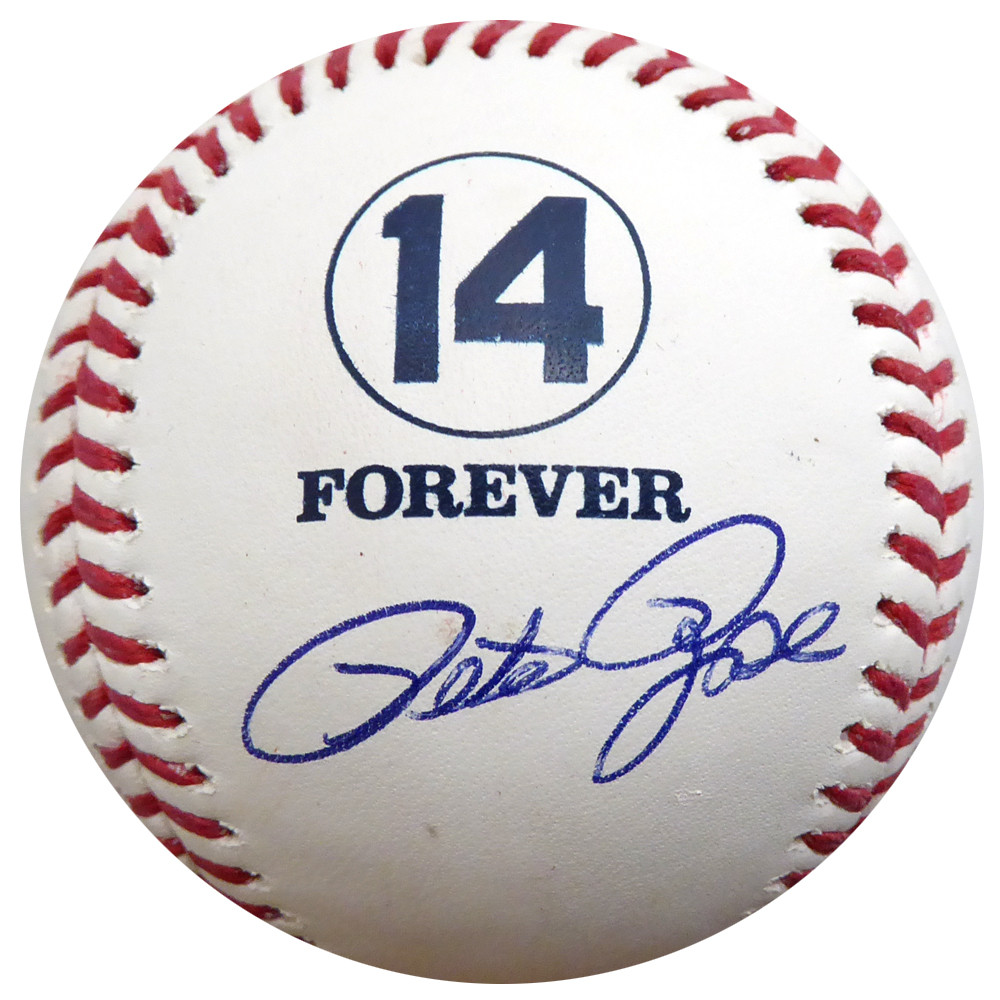 Pete Rose Autographed Signed Auto Official MLB Forever 14 Baseball