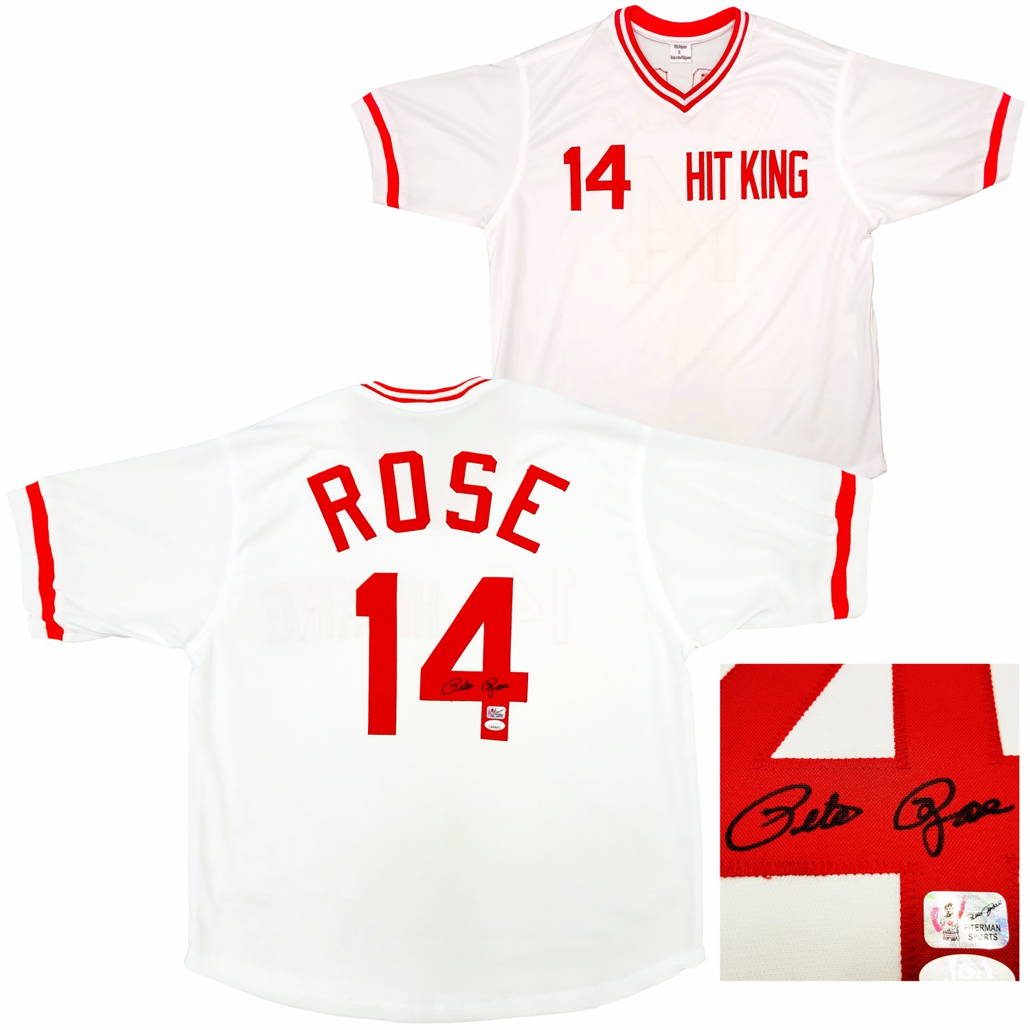 Pete Rose Framed Autograph Jersey