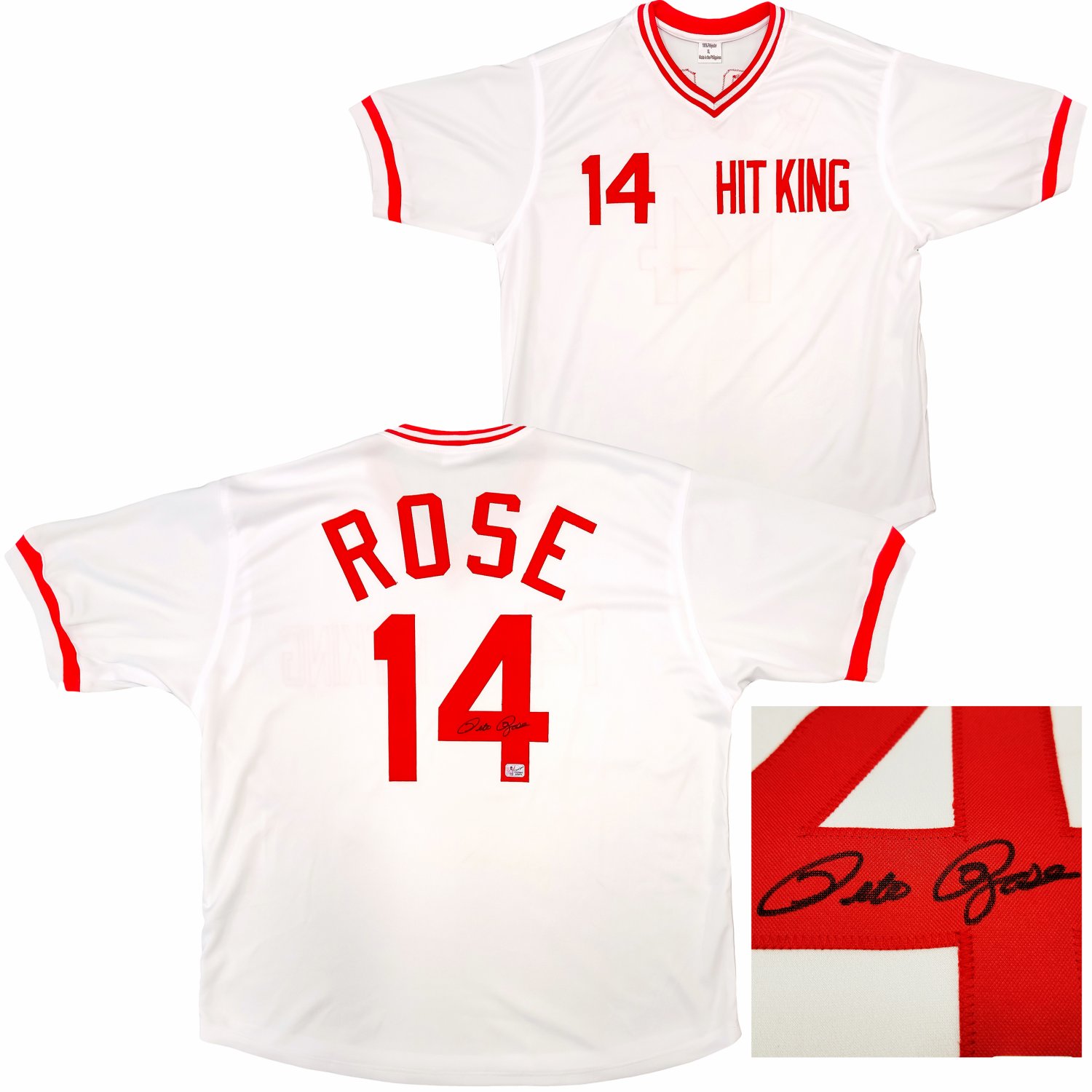 Pete Rose Cincinnati Reds Jersey Red