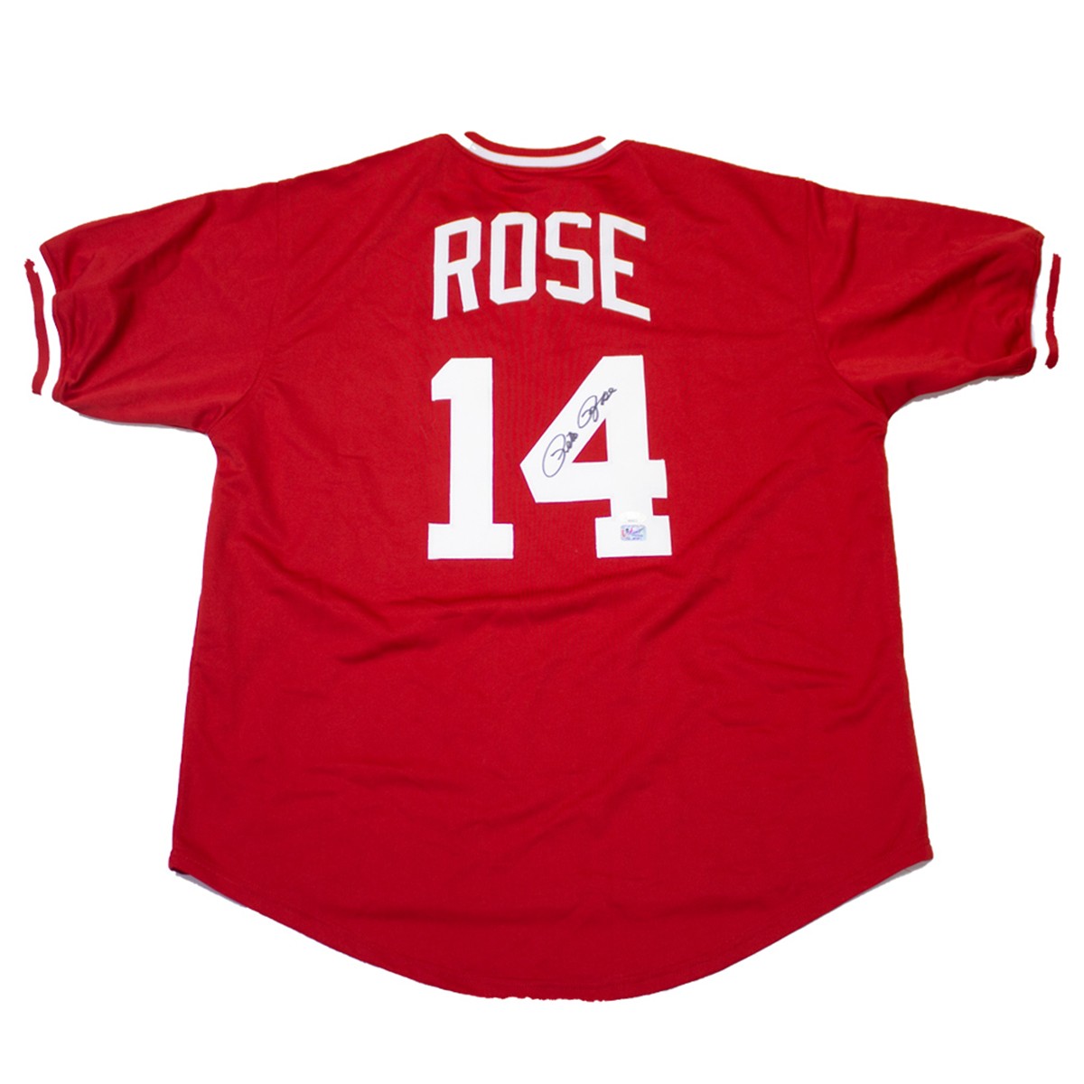 Pete Rose Signed Autographed Cincinnati Reds Hit King Jersey JSA