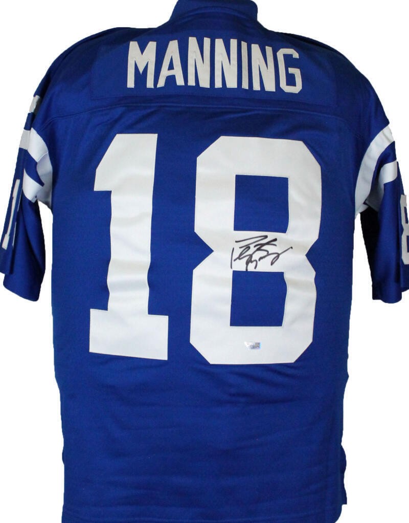 Peyton Manning Autographed Signed Colts Mitchell & Ness Player Legacy Blue  Jersey-Fanatics