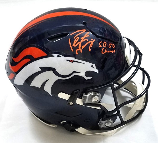 Peyton Manning Signed Denver Broncos Speed Flex Authentic