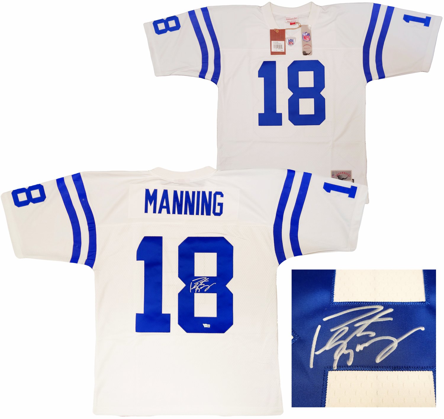 Peyton Manning Autographed Signed Indianapolis Colts White