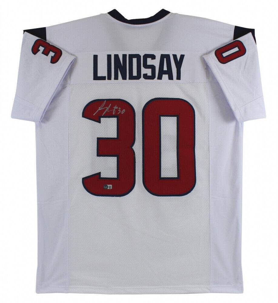 Phillip Lindsay Autographed Signed Houston Texans Jersey (Beckett Hologram)  2018 Pro Bowl Rb