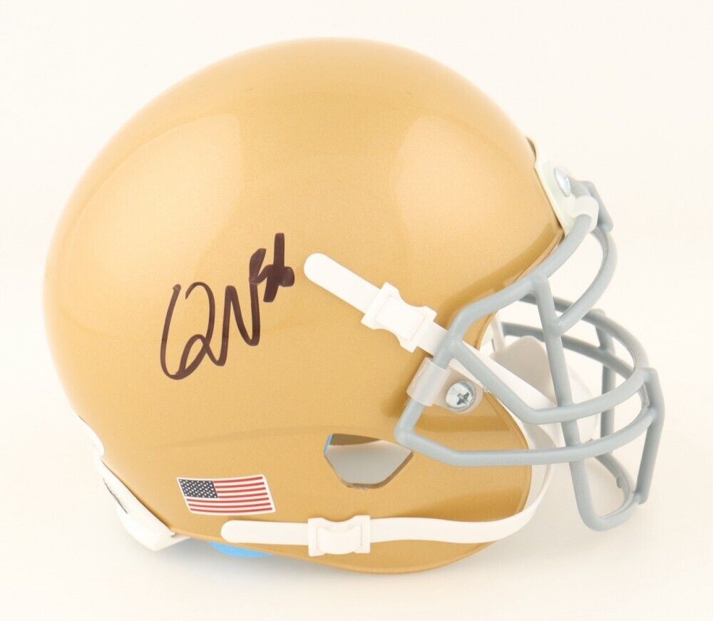 Quenton Nelson Autographed Signed Notre Dame Fighting Irish Mini Helmet  (JSA) Colts O-Line