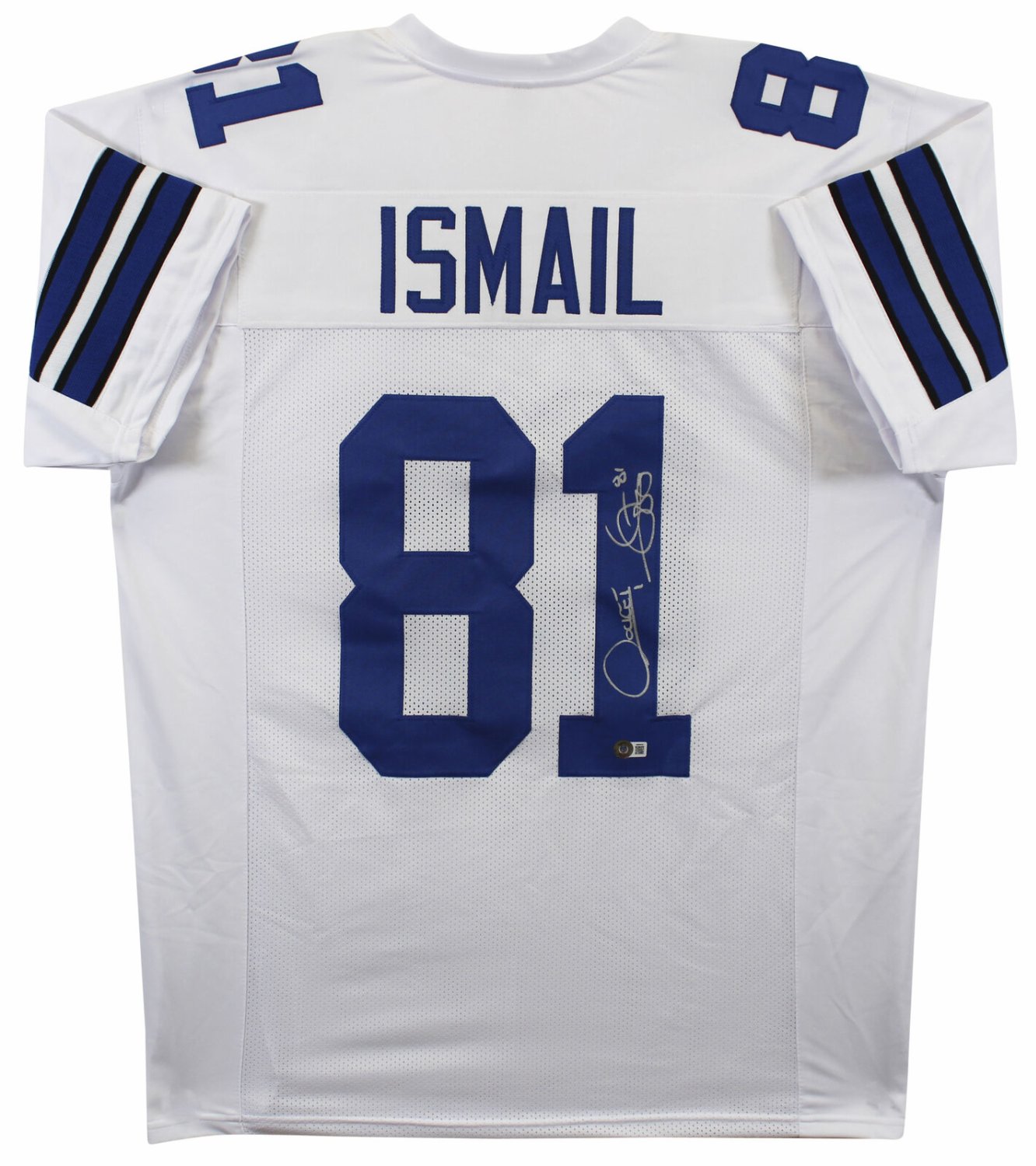 Raghib Ismail Autographed Signed Raghib 'Rocket' Ismail Authentic White Pro  Style Jersey Beckett Witnessed