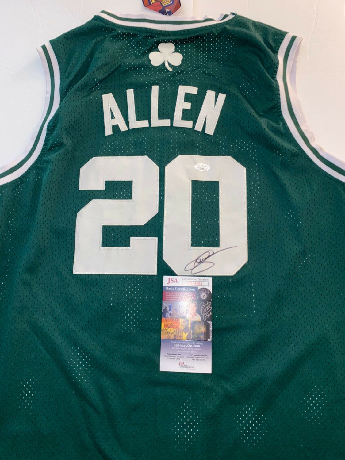 Signed ray allen jersey clearance
