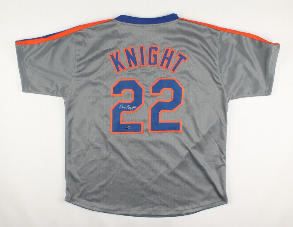 Ray Knight Autographed Batting Practice Jersey - Mets History