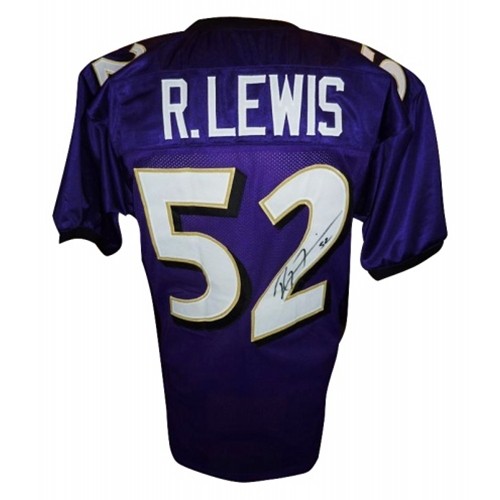 ray lewis autographed jersey authentic