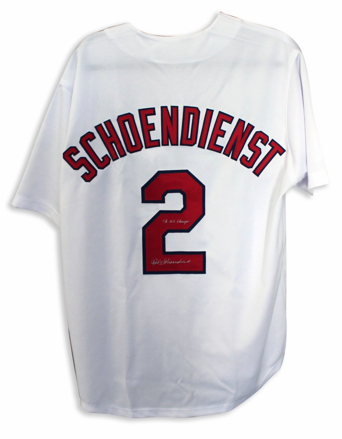 Red Schoendienst Signed Autographed Jersey St. Louis Cardinals JSA AG71474  - Cardboard Legends