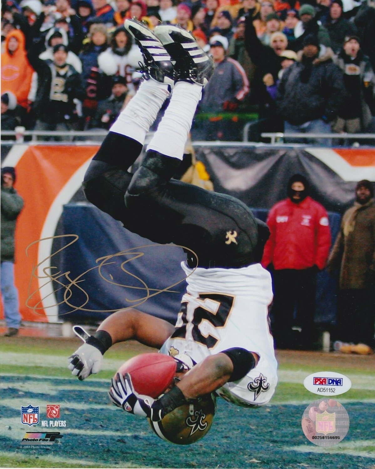 REGGIE BUSH NEW ORLEANS SAINTS 8X10 SPORTS ACTION PHOTO