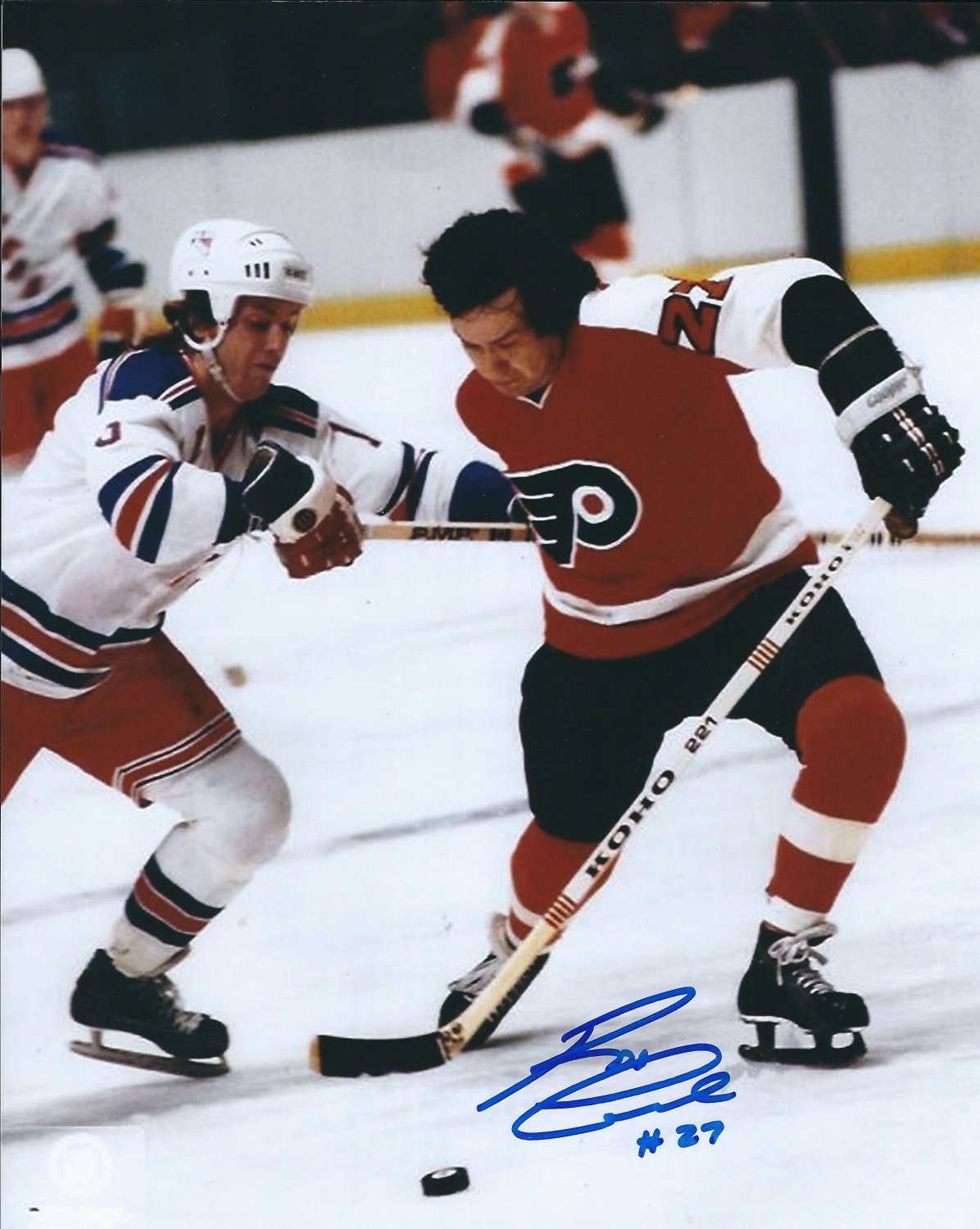 Philadelphia Flyers Reggie Leach Autographed Jersey