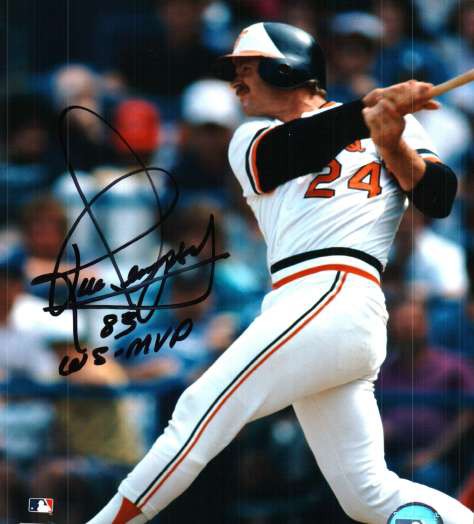 RICK DEMPSEY signed baseball card BALTIMORE ORIOLES autograph