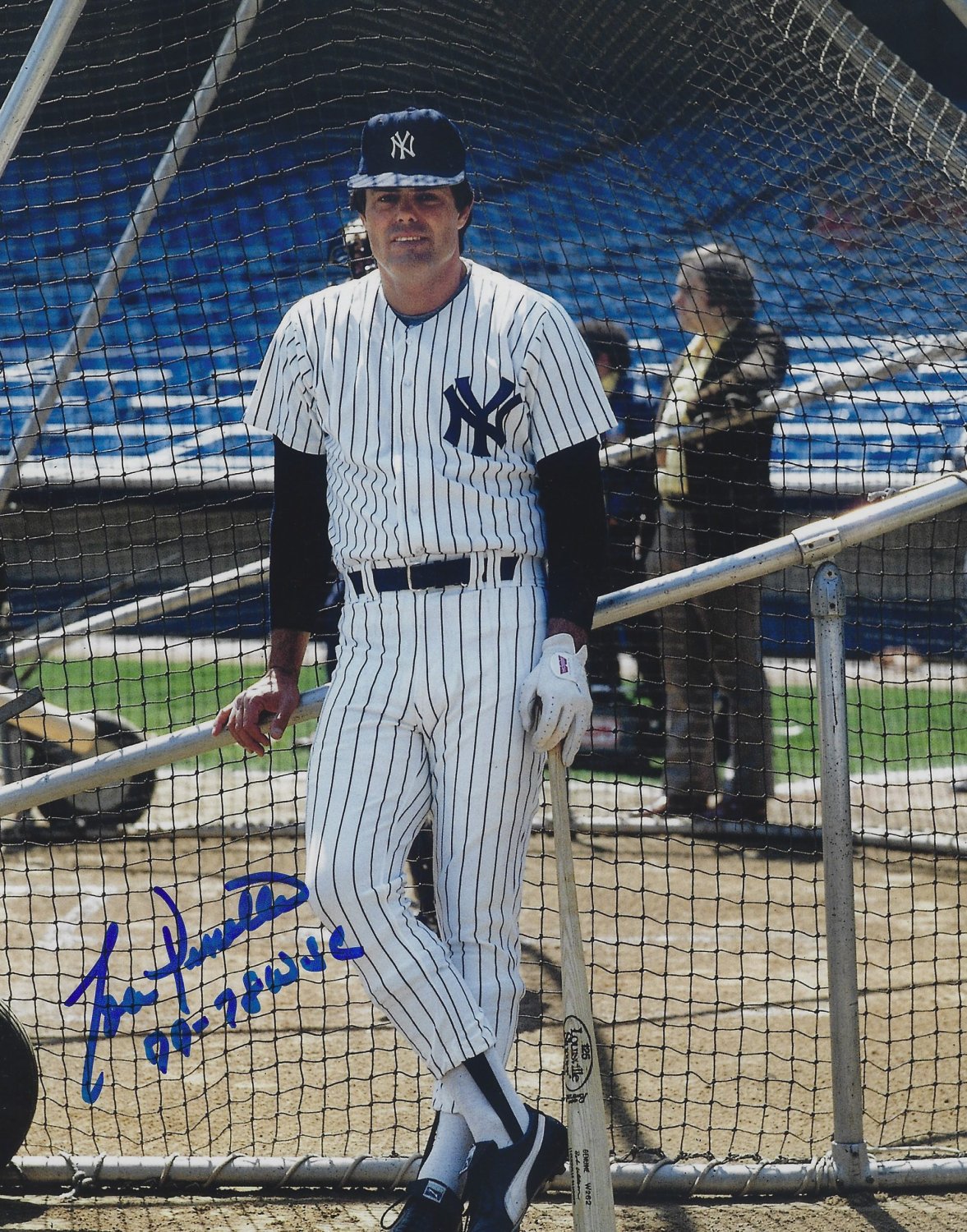 Autographed Hof'R Rickey Henderson 8X10 New York Yankees Photo JSA at  's Sports Collectibles Store