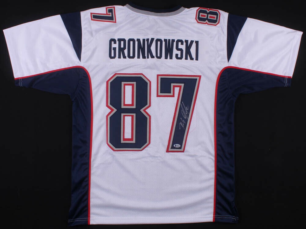 signed gronk jersey