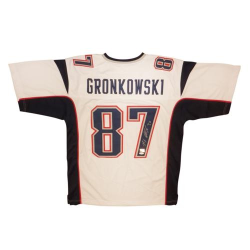 Rob Gronkowski Autographed Signed New England Patriots (White #87