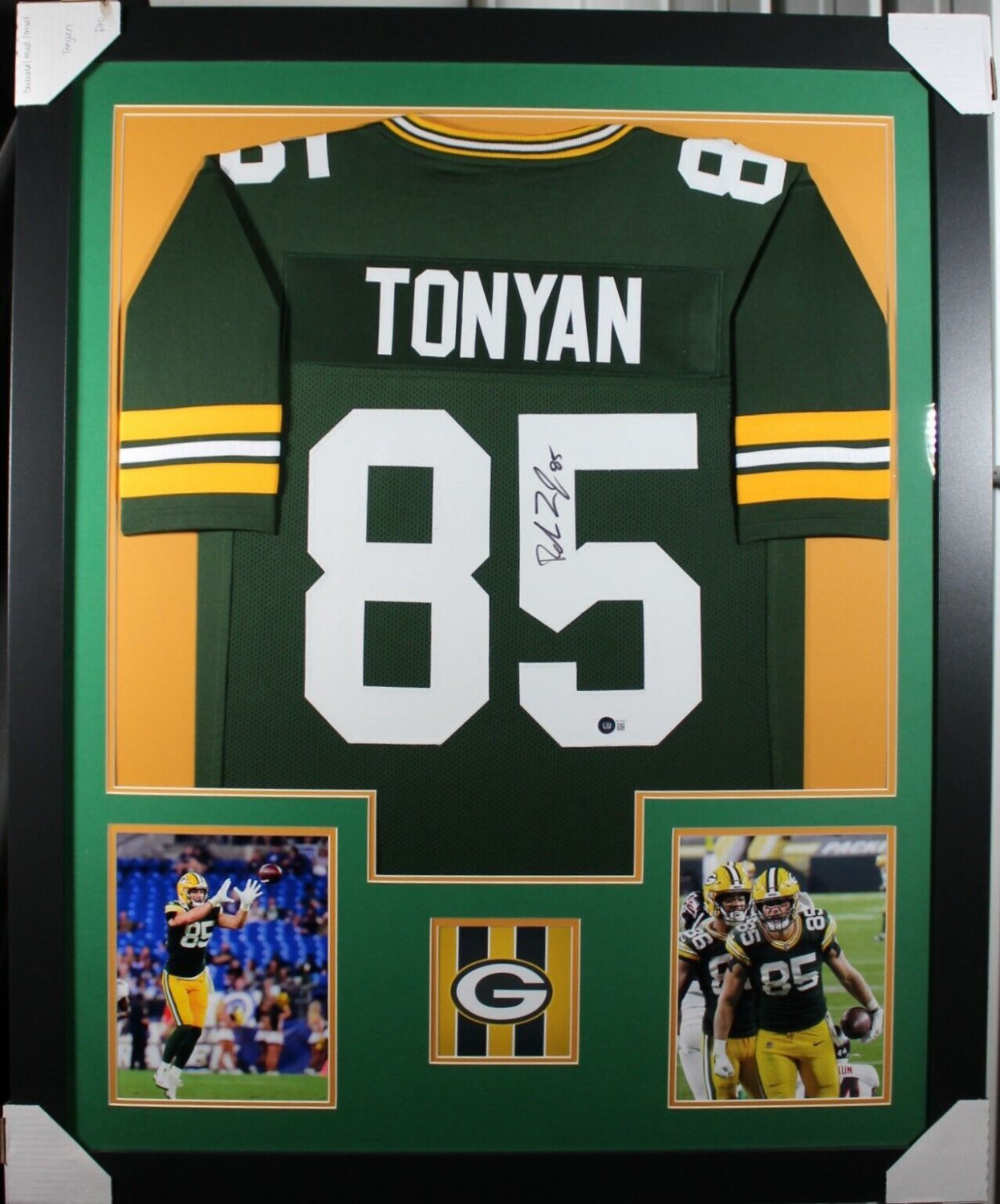 Robert Tonyan Autographed Signed (Packers Green Tower) Framed