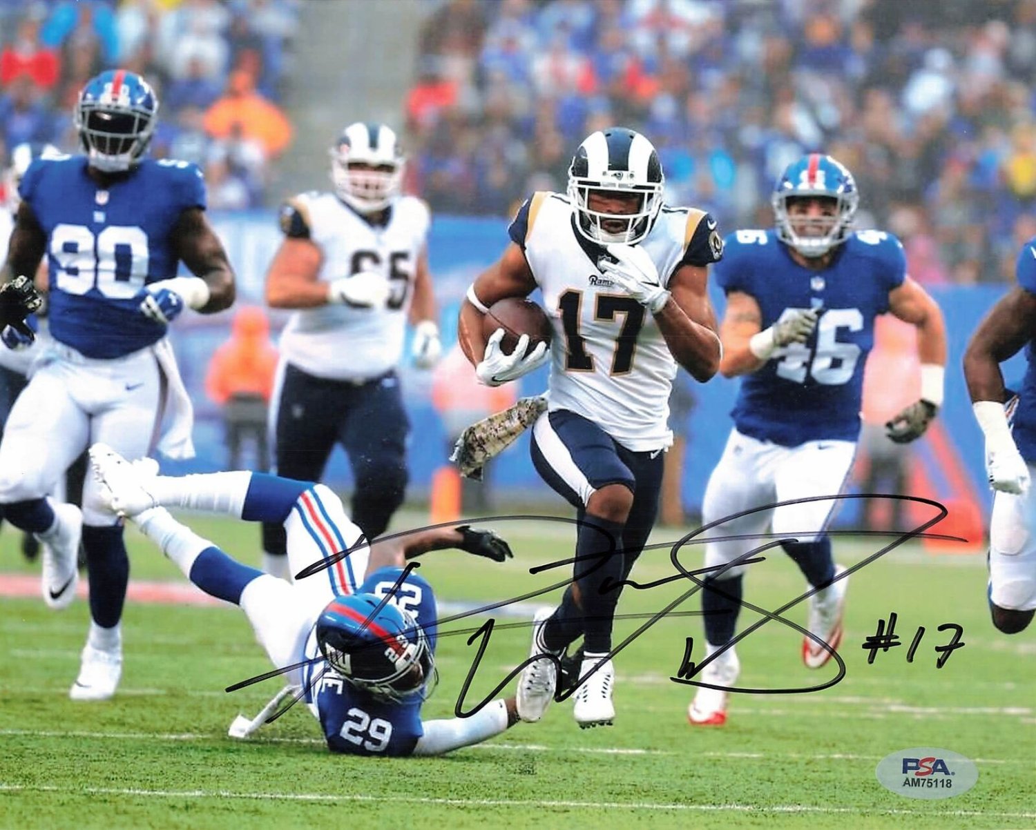 Robert Woods Autographed Signed 8X10 Photo PSA/DNA Los Angeles Rams Texans