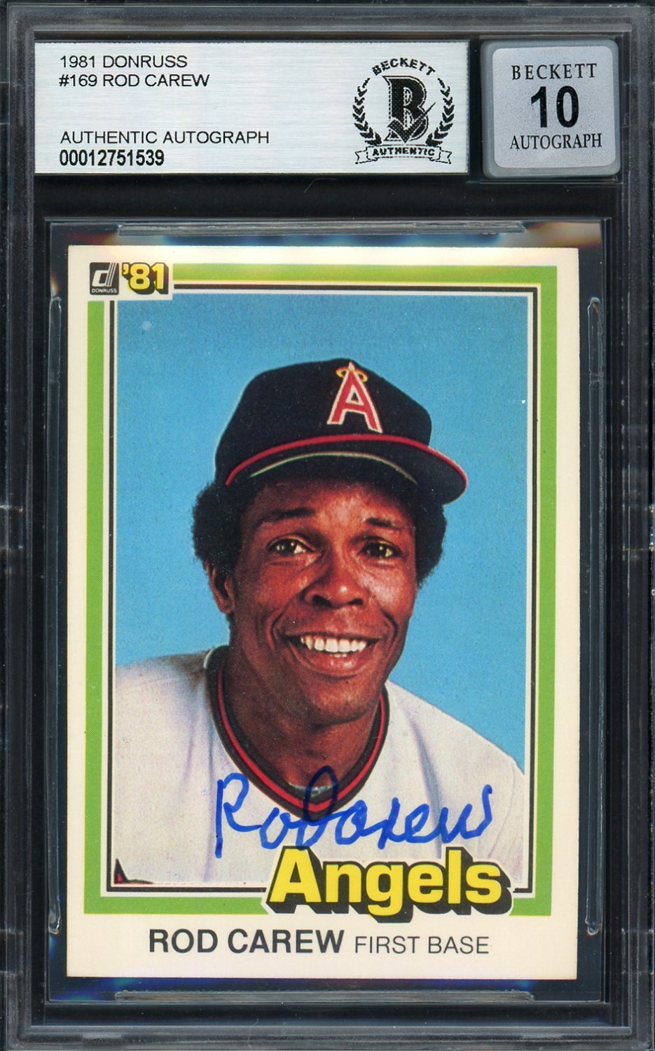 Rod Carew Autographed and Framed California Angels Jersey