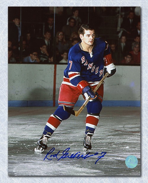 Rod Gilbert autographed (New York Rangers) Jersey