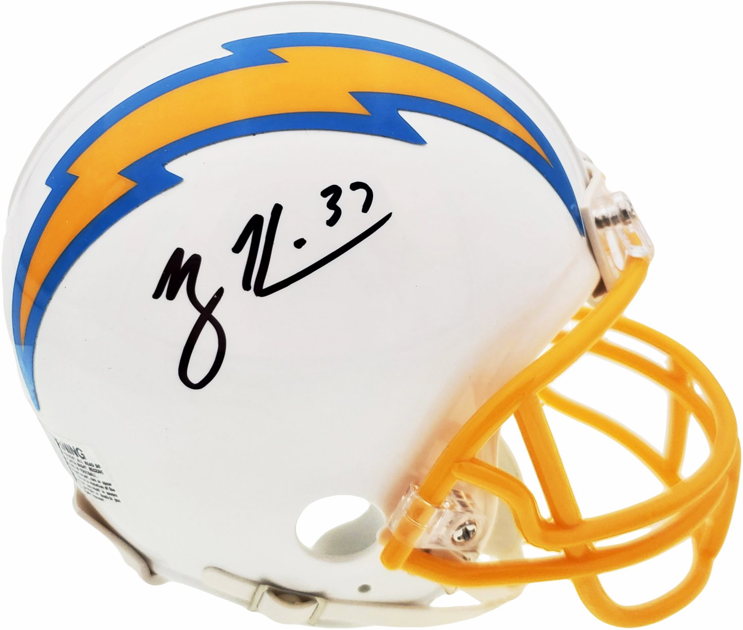 Rodney Harrison Autographed Signed San Diego Chargers White Mini