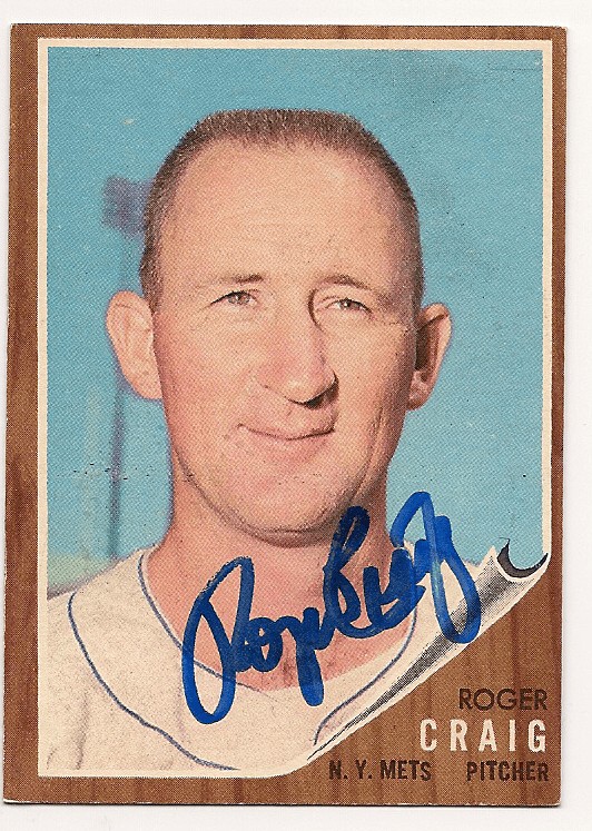 Roger Craig Autographed Signed 1962 Topps Card - Autographs